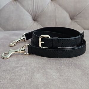 DKNY Bag's Strap Replacement, Black With Light Gold Hardware, Adjustable, New